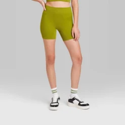 Women's High-Rise Seamless Bike Shorts - Wild Fable™