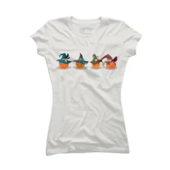 Junior's Design By Humans Halloween Pumpkins By Rabbitswork T-Shirt -Women Store GUEST 55070374 8ec6 4773 93ca c1d45fa7e7af