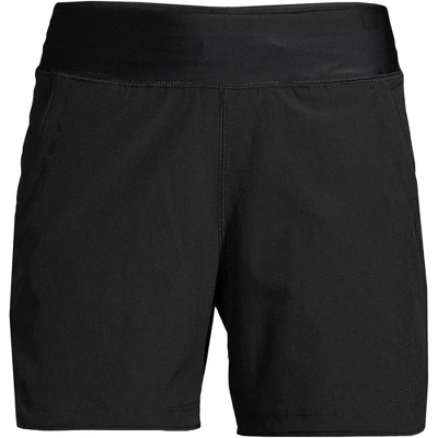Lands' End Women's 5" Quick Dry Elastic Waist Board Shorts Swim Cover-up Shorts With Panty 9 Lands' End Women's 5" Quick Dry Elastic Waist Board Shorts Swim Cover-up Shorts With Panty - Image 7