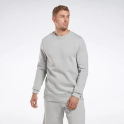 Reebok Identity Vector Fleece Crew Sweatshirt Mens -Women Store GUEST 555728a4 6f39 438b a932 96f2afc9f25b