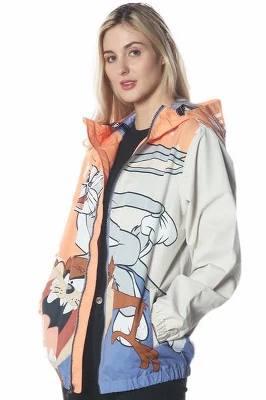 Members Only - Women's Big Bugs Windbreaker Oversized Jacket 4 Members Only - Women's Big Bugs Windbreaker Oversized Jacket - Image 2