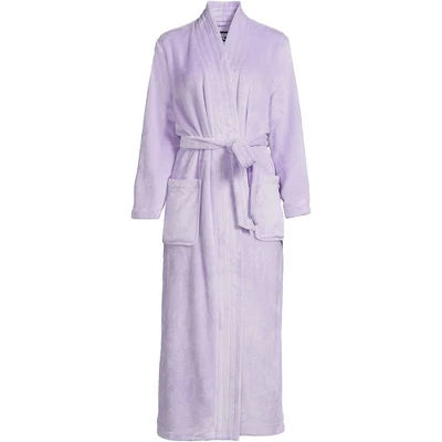 Lands' End Women's Cozy Plush Long Wrap Robe 7 Lands' End Women's Cozy Plush Long Wrap Robe - Image 5