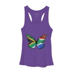 Women's Design By Humans Butterfly Flag Of South Africa By GiftsIdeas Racerback Tank Top -Women Store GUEST 580638b5 9a5e 4daa 83e5 94fccc34b0ff