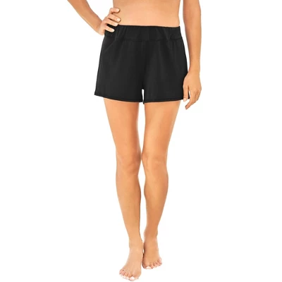 Swim 365 Women’s Plus Size Wide-Band Swim Short 4 Swim 365 Women’s Plus Size Wide-Band Swim Short - Image 2