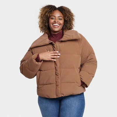 Women's Short Puffer Jacket - Ava & Viv™ 8 Women's Short Puffer Jacket - Ava & Viv™ - Image 6