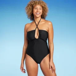 Women's Halter Keyhole Bandeau One Piece Swimsuit - Shade & Shore™ 19 Women's Halter Keyhole Bandeau One Piece Swimsuit - Shade & Shore™ -Women Store GUEST 58a9dc6f b49b 4c5d 8298 b27d8e346770