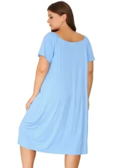 Agnes Orinda Women's Plus Size Knit Sweetheart Neck Short Sleeve Nightgowns 9 Agnes Orinda Women's Plus Size Knit Sweetheart Neck Short Sleeve Nightgowns -Women Store GUEST 58b43cee 4f1b 470d b4aa ff9043db25ac