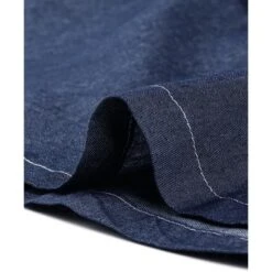 Allegra K Women's Chambray Puff Button Front Flare A-line Mini Shirt Dresses -Women Store GUEST 5a413792 cc39 4dbb 9452 27095d04de54