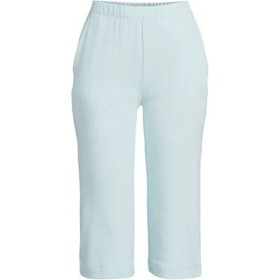 Lands' End Women's Sport Knit High Rise Elastic Waist Pull On Capri Pants 15 Lands' End Women's Sport Knit High Rise Elastic Waist Pull On Capri Pants - Image 13