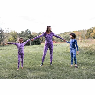 Leveret Womens Two Piece Cotton Tie Dye Pajamas 4 Leveret Womens Two Piece Cotton Tie Dye Pajamas - Image 2