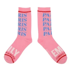 Emily In Paris Adult Crew Socks - 5-Pack Of Parisian Chic! 9 Emily In Paris Adult Crew Socks - 5-Pack Of Parisian Chic! -Women Store GUEST 5e630090 e5cc 471d 8bc2 4b27c61cad8f