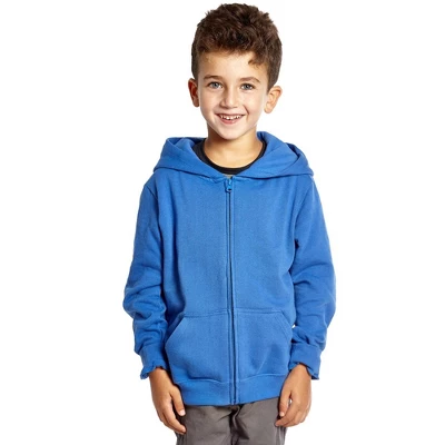 Leveret Kids Zipper Cotton Solid Color Hoodie 8 Leveret Kids Zipper Cotton Solid Color Hoodie - Image 6
