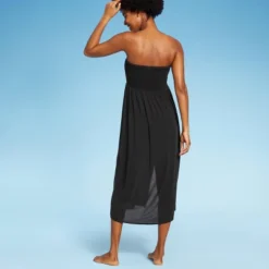 Women's Smocked High Slit Convertible Cover Up Dress - Wild Fable™ -Women Store GUEST 6212655b 4036 44d6 b50a b431c1a1b874