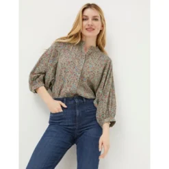 FatFace Womens Evelyn Craft Floral Blouse -Women Store GUEST 624e39aa c68e 41cb 868a fbfb7f2ccaa9