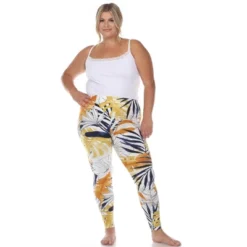 Plus Size Super Soft Tropical Printed Leggings -Women Store GUEST 627f29bb 28aa 4734 9446 7ee9f7427a17