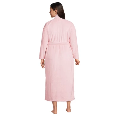 Lands' End Women's Cozy Plush Long Wrap Robe 3 Lands' End Women's Cozy Plush Long Wrap Robe