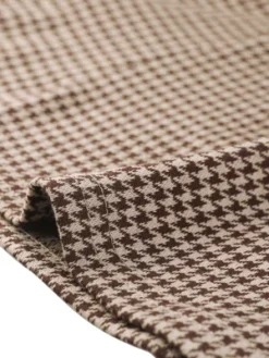 Allegra K Women's Choker Neck Blouse Houndstooth Print Long Sleeve Gothic Cutout Top -Women Store GUEST 630a7bb8 ef22 4098 95cc 309d5ab9bec5