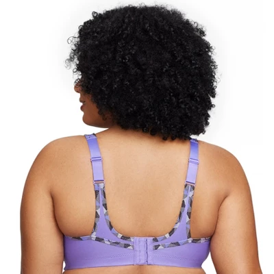 Glamorise Womens No-Bounce Camisole Sports Wirefree Bra 1066 Purple 3 Glamorise Womens No-Bounce Camisole Sports Wirefree Bra 1066 Purple