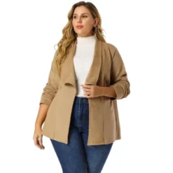 Agnes Orinda Women's Plus Size Jacket Drop Shoulder Moto Stretch Long Sleeves Drape Suede Cardigans 11 Agnes Orinda Women's Plus Size Jacket Drop Shoulder Moto Stretch Long Sleeves Drape Suede Cardigans -Women Store GUEST 65f357d2 e614 4394 ba34 4984b5713cb4