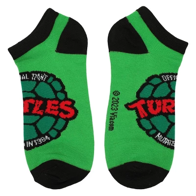 Teenage Mutant Ninja Turtles TMNT Retro Cartoon Turtle Team 5-Pack Women's Ankle Socks 7 Teenage Mutant Ninja Turtles TMNT Retro Cartoon Turtle Team 5-Pack Women's Ankle Socks - Image 5