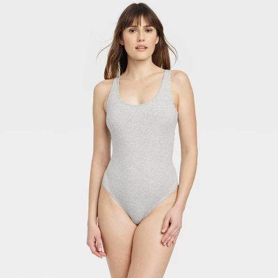 Women's Cotton Stretch Tank Bodysuit - Auden™ 8 Women's Cotton Stretch Tank Bodysuit - Auden™ - Image 6