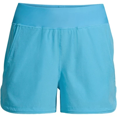 Lands' End Women's 3" Quick Dry Elastic Waist Board Shorts Swim Cover-up Shorts With Panty 5 Lands' End Women's 3" Quick Dry Elastic Waist Board Shorts Swim Cover-up Shorts With Panty - Image 3