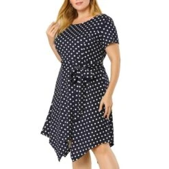 Agnes Orinda Women's Plus Size Polka Dots Wedding Elegant Spring Summer Midi Dresses -Women Store GUEST 6803133e 2248 43cc b425 e7a15916a5f5