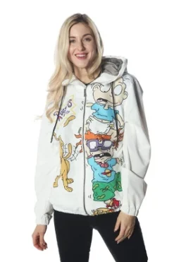 Members Only - Women's Chucky Placement Windbreaker Oversized Jacket -Women Store GUEST 680671c0 8bb5 433a 87ce 9328f034229e