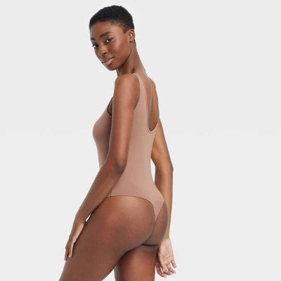 Women's Cotton Stretch Tank Bodysuit - Auden™ 3 Women's Cotton Stretch Tank Bodysuit - Auden™