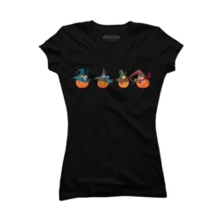 Junior's Design By Humans Halloween Pumpkins By Rabbitswork T-Shirt -Women Store GUEST 6b6cad10 5039 442d 8e10 c63f5b77c38e