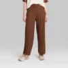 Women's Ascot + Hart Wide Leg Graphic Knit Pants - Brown -Women Store GUEST 6b74a522 a0ee 4a23 951f 07b83ea6eab4