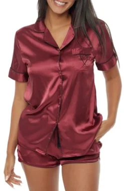 Womens Satin Pajamas Lounge Set, Silk Like Short Sleeve Top And Shorts With Pockets 17 Womens Satin Pajamas Lounge Set, Silk Like Short Sleeve Top And Shorts With Pockets -Women Store GUEST 6cc3ed34 50dc 4ae8 9488 208cb259a1ac