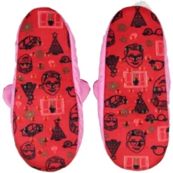 A Christmas Story Pink Bunny Slippers With No-Slip Sole
