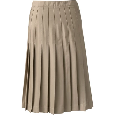 Lands' End Lands' End School Uniform Women's Solid Pleated Skirt Below The Knee 6 Lands' End Lands' End School Uniform Women's Solid Pleated Skirt Below The Knee - Image 4