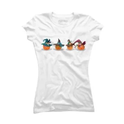 Junior's Design By Humans Halloween Pumpkins By Rabbitswork T-Shirt -Women Store GUEST 6d9a1965 1cf7 4954 85b4 0b465407a0c7