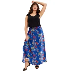 June + Vie By Roaman's Women’s Plus Size Georgette Ankle Skirt 10 June + Vie By Roaman's Women’s Plus Size Georgette Ankle Skirt -Women Store GUEST 6f2bf689 8eb4 43c1 8c72 863f90a4a973
