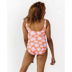 Lime Ricki Women's Daphne Knotted One-Piece