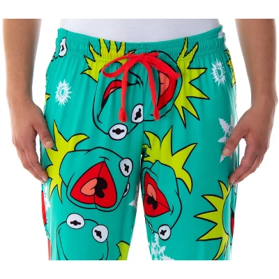 Disney The Muppets Womens' Kermit The Frog Head Toss Sleep Lounge Pajama Pants 4 Disney The Muppets Womens' Kermit The Frog Head Toss Sleep Lounge Pajama Pants - Image 2