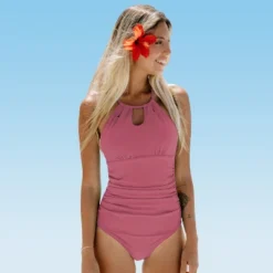 Women's Cutout High Neck Back Tie One Piece Swimsuit -Cupshe 18 Women's Cutout High Neck Back Tie One Piece Swimsuit -Cupshe -Women Store GUEST 727eaa12 3fca 4039 bcb4 2fdb496e35b9