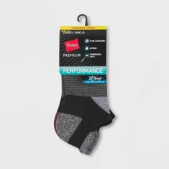 Hanes Premium Performance Women's Cushioned 6+2 Bonus Pack No Show Tab Athletic Socks - 5-9