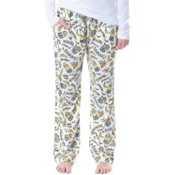 Despicable Me Womens' Minions Powered By Bananas Sleep Pajama Pants White 9 Despicable Me Womens' Minions Powered By Bananas Sleep Pajama Pants White -Women Store GUEST 737849af 07f5 4955 bb35 1268a4d32b7a
