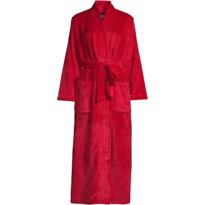 Lands' End Women's Cozy Plush Long Wrap Robe 9 Lands' End Women's Cozy Plush Long Wrap Robe - Image 7