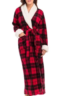 Women's Warm Winter Robe, Plush Fleece Full Length Long Bathrobe -Women Store GUEST 743ba5d5 3d73 4894 9579 8e37c0122ded
