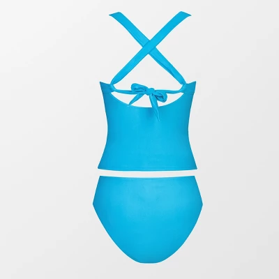 Women's Cross Back Tankini Set Swimsuit - Cupshe 3 Women's Cross Back Tankini Set Swimsuit - Cupshe - Image 2