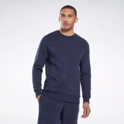 Reebok Identity Vector Fleece Crew Sweatshirt Mens -Women Store GUEST 75c4e6c8 f719 4596 a90d 8e4ac6284b96