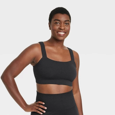 Women's Light Support Seamless Waffle Sports Bra - All In Motion™ 4 Women's Light Support Seamless Waffle Sports Bra - All In Motion™ - Image 2