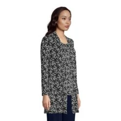 Lands' End Women's Lightweight Jersey Knit Long Cardigan 12 Lands' End Women's Lightweight Jersey Knit Long Cardigan -Women Store GUEST 77a6f0b9 ee64 44a8 8a63 25076e136689