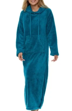 Women's Soft Plush Sweatshirt Robe, Long Hooded Fleece Loungewear -Women Store GUEST 798c48fc 4366 4585 83a8 cceec9b24d2c