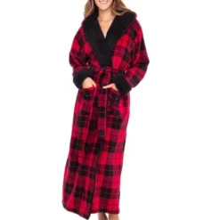 Women's Warm Winter Robe, Plush Fleece Full Length Long Hooded Bathrobe 17 Women's Warm Winter Robe, Plush Fleece Full Length Long Hooded Bathrobe -Women Store GUEST 7a871f12 fce6 4eae 90df f9ac88d3b98a