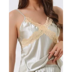 Cheibear Womens Silky Lace Camisole With Pants Loungewear Pajama Sets 2 Pcs 11 Cheibear Womens Silky Lace Camisole With Pants Loungewear Pajama Sets 2 Pcs -Women Store GUEST 7a95ce30 a19c 4db7 8840 63f0530076b8